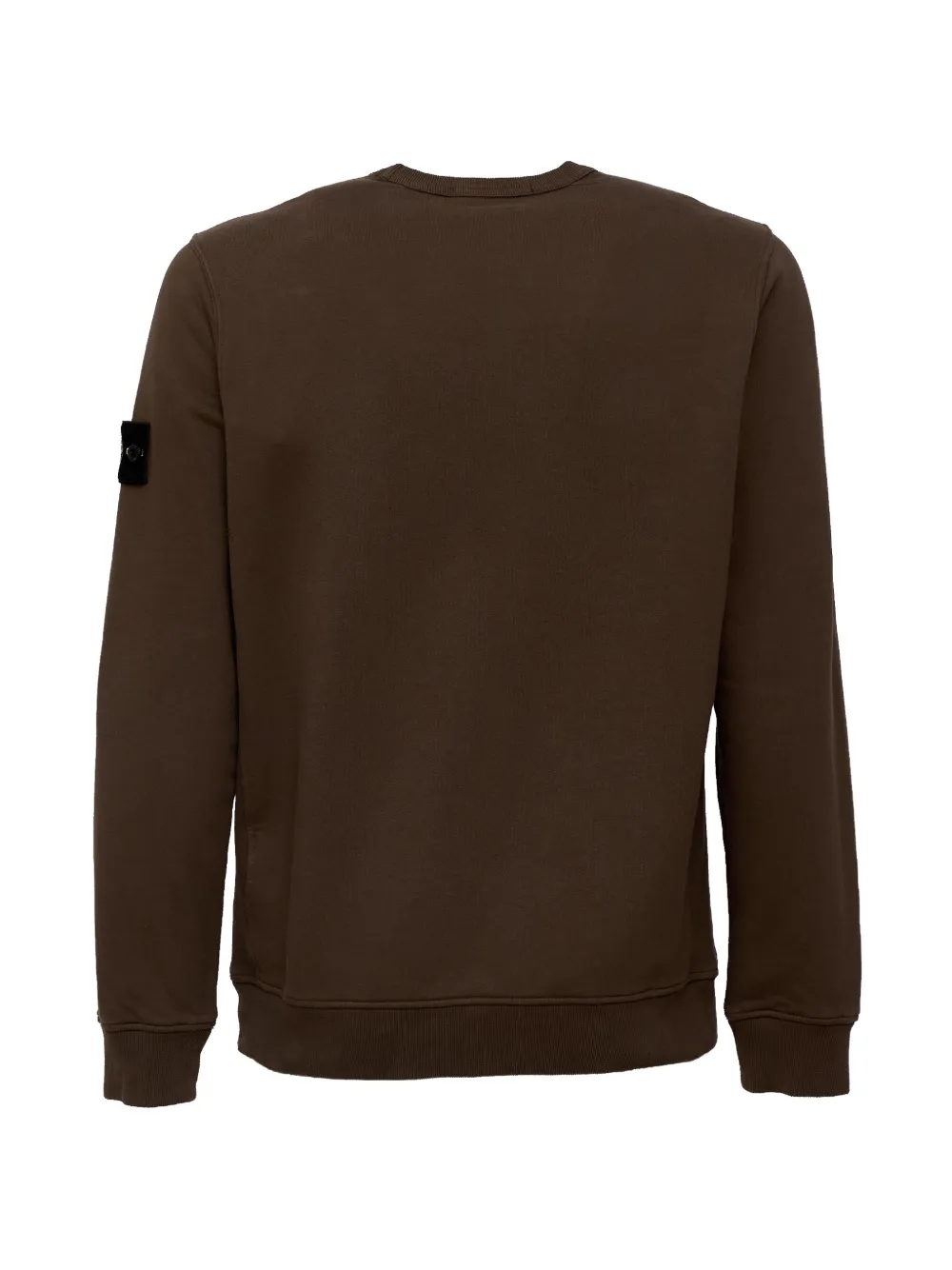 Stone Island 6100049 geborstelde katoenen-fleece sweater Bruin