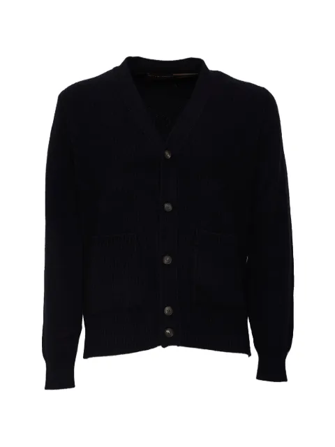 Filippo De Laurentiis ribbed-knit V-neck cardigan