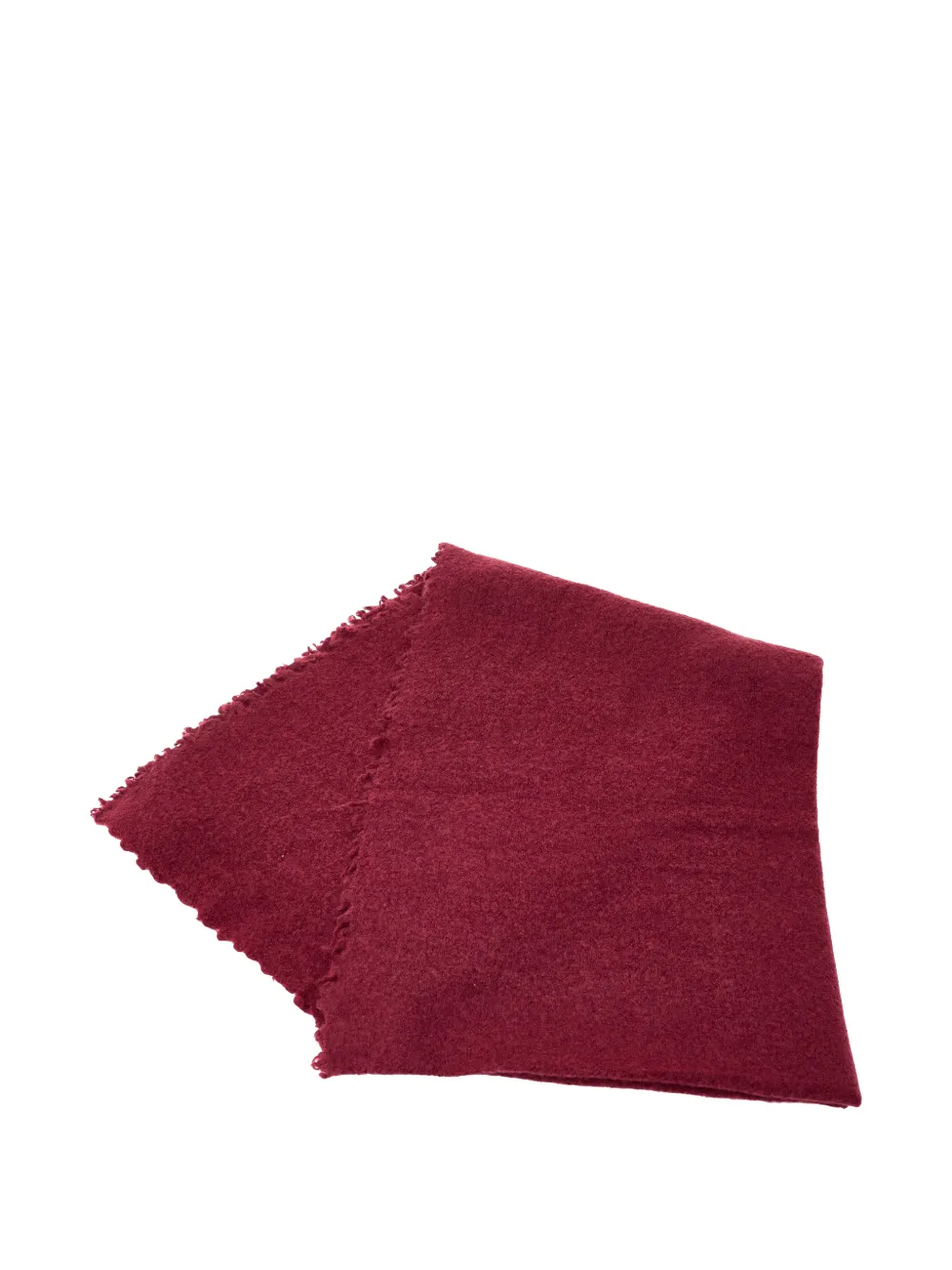 Faliero Sarti Sciarpa Pablo con frange - Rosso
