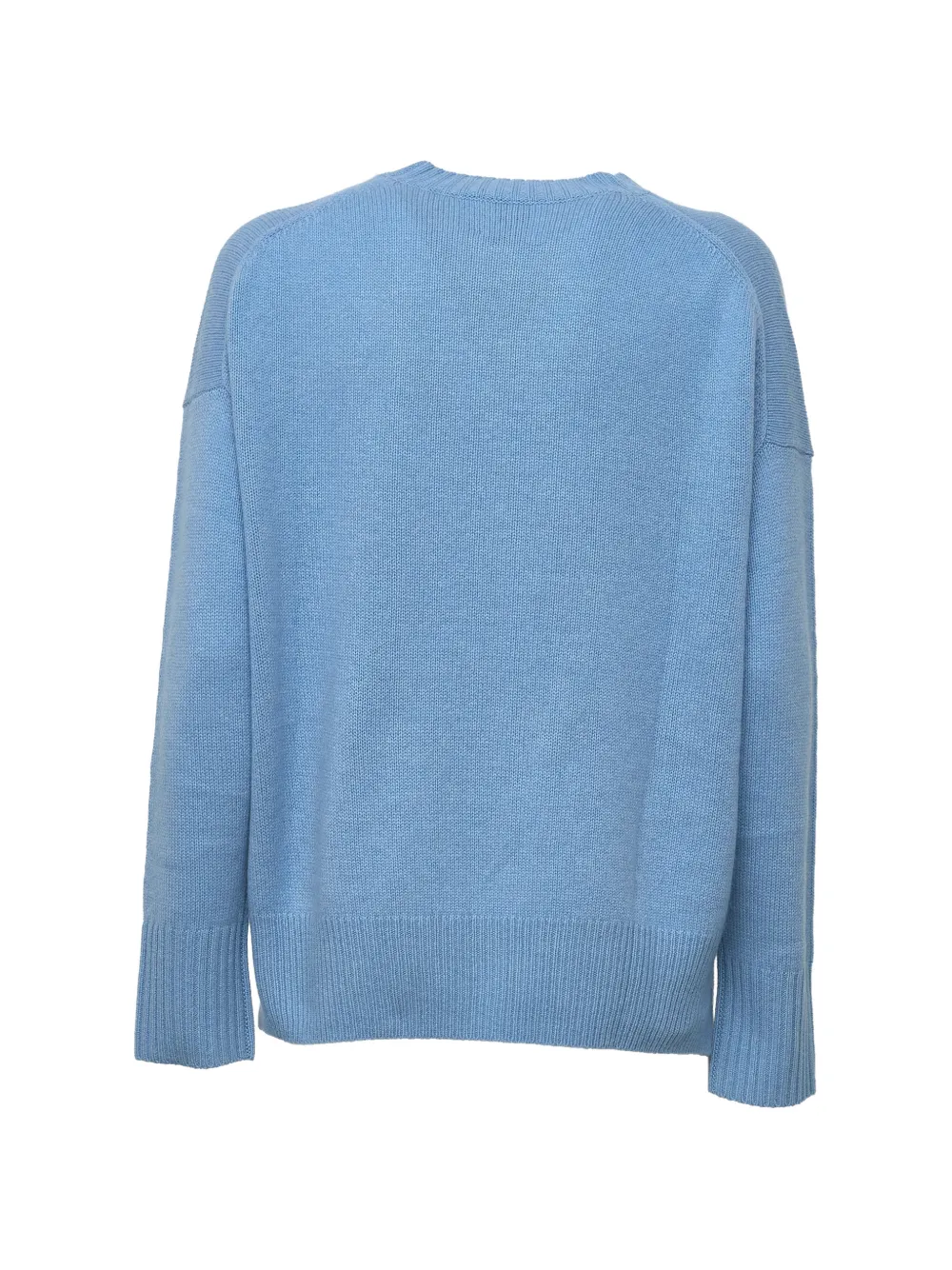 Allude Kasjmier trui met ronde hals Blauw
