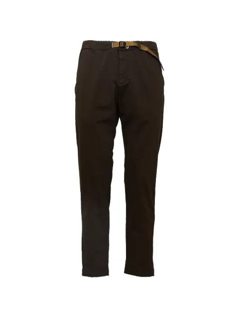 White Sand belted gabardine trousers