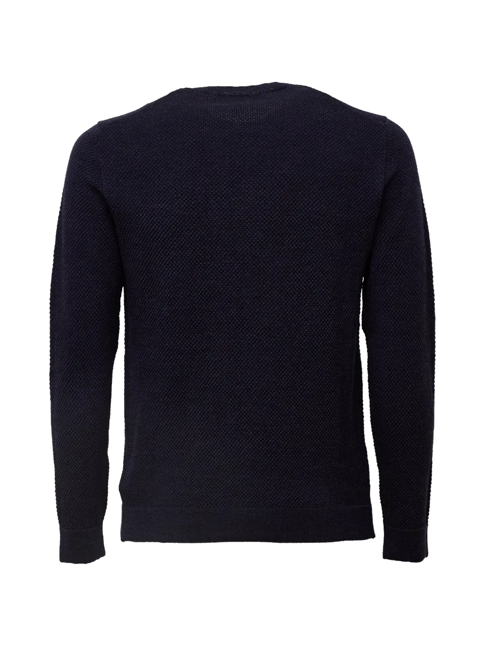 Zanone waffle-knit sweater Blauw