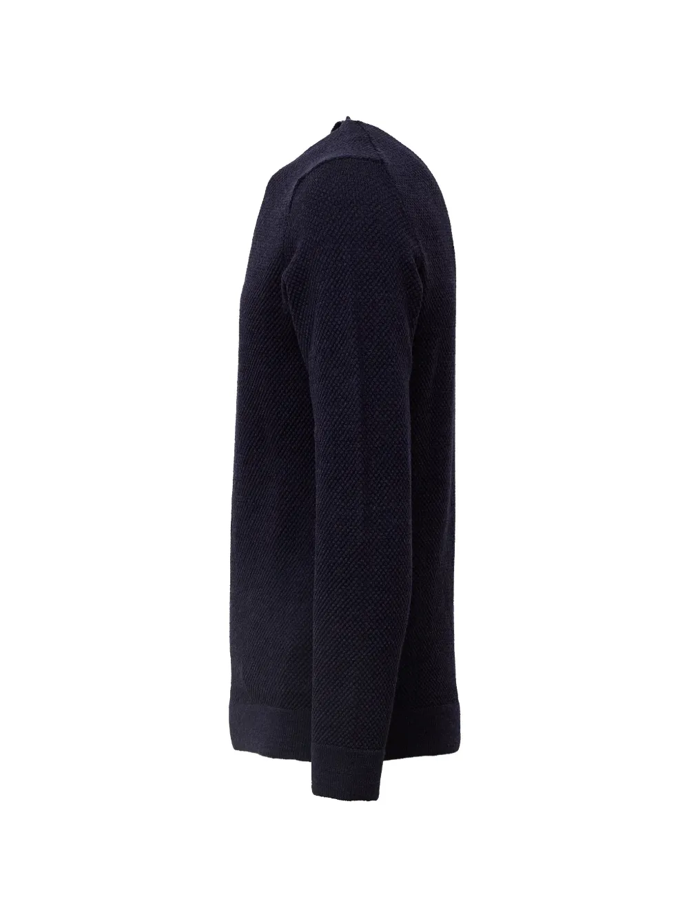 Zanone waffle-knit sweater Blauw
