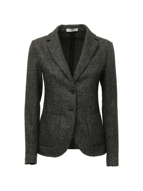 Circolo 1901 herringbone-pattern slim-fit blazer