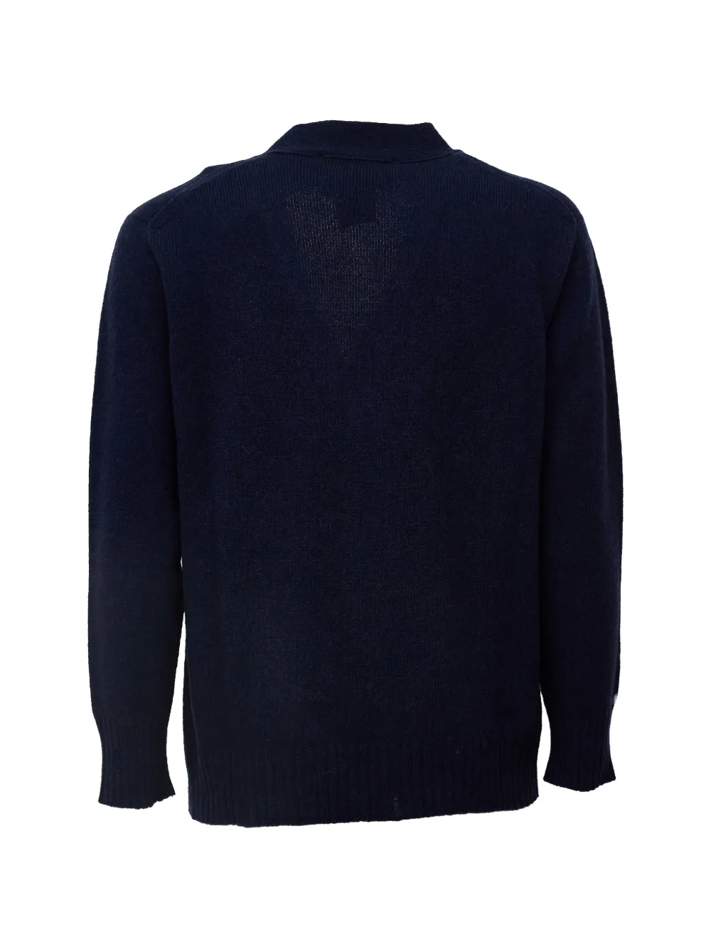 AMARANTO distressed V-neck cardigan Blauw