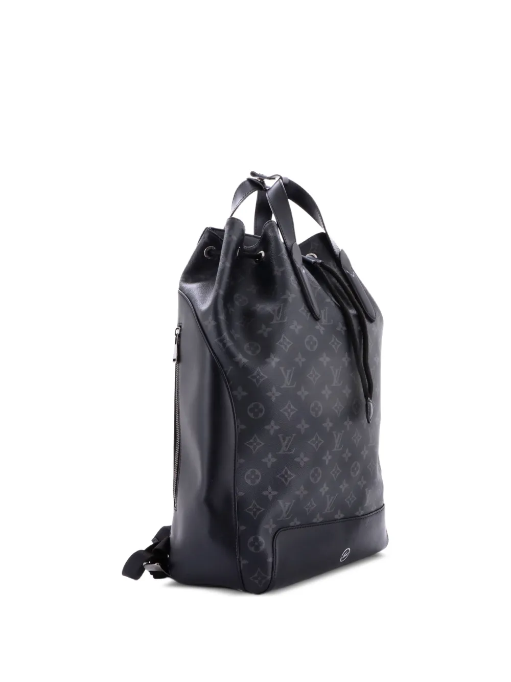 Louis Vuitton Pre-Owned Explorer Flash Fragment Monogram Eclipse Canvas backpack - Nero