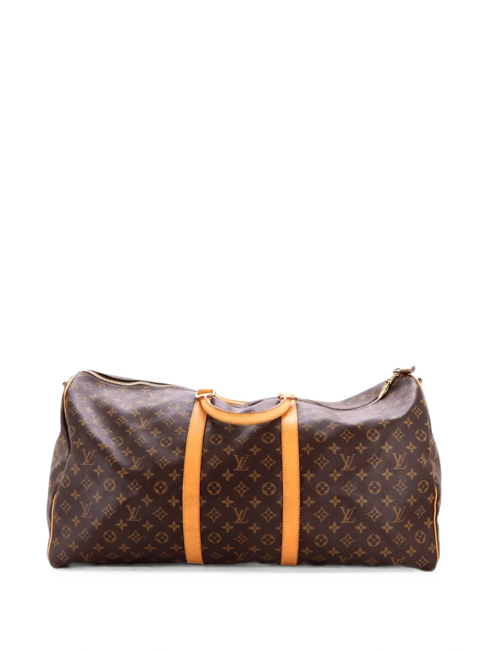 Louis Vuitton Pre-Owned Borsa da viaggio Keepall 60 in tela con monogramma - Marrone