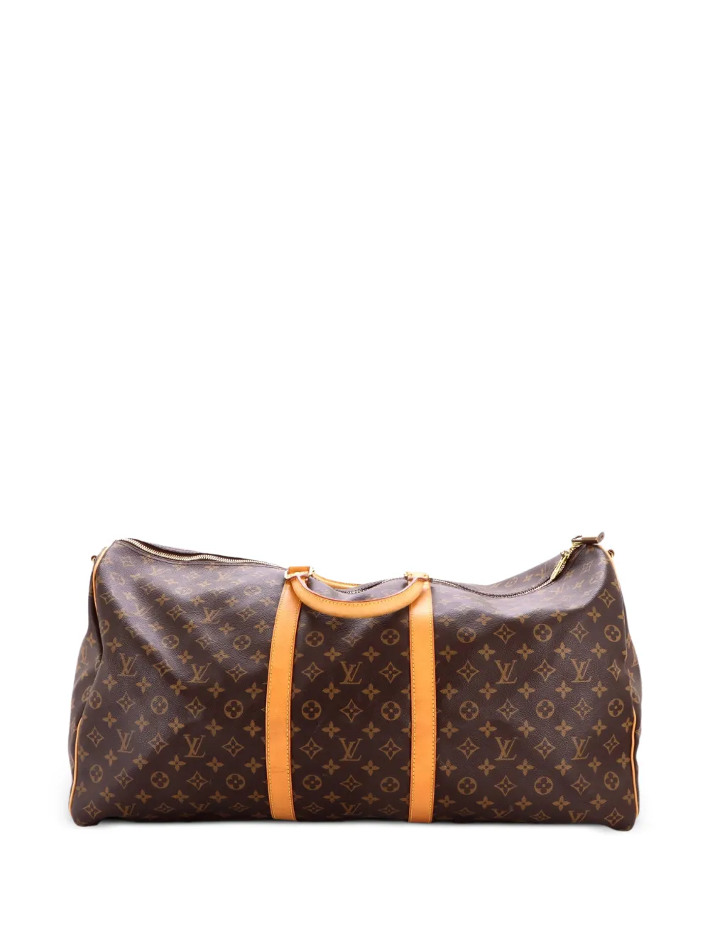 Louis Vuitton Pre-Owned Borsa da viaggio Keepall 60 in tela con monogramma - Marrone