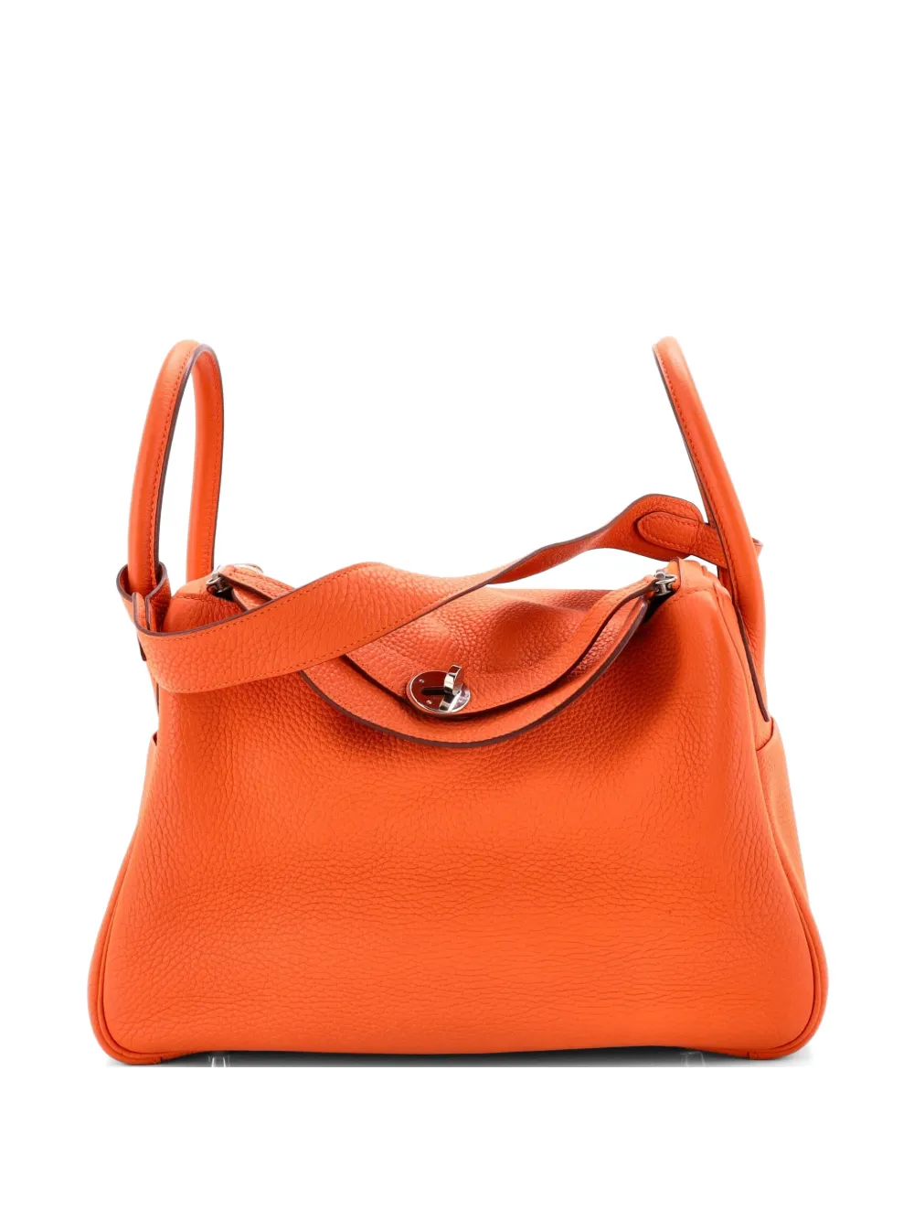 Hermès Pre-Owned Lindy Bag Clemence 30 shoulder bag - Arancione