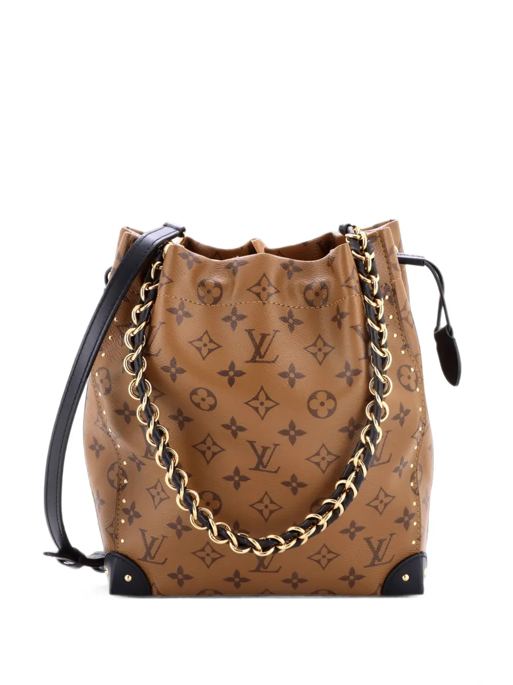 Louis Vuitton Pre-Owned Borsa a secchiello Noe Trunk PM in tela Monogram Reverse - Marrone