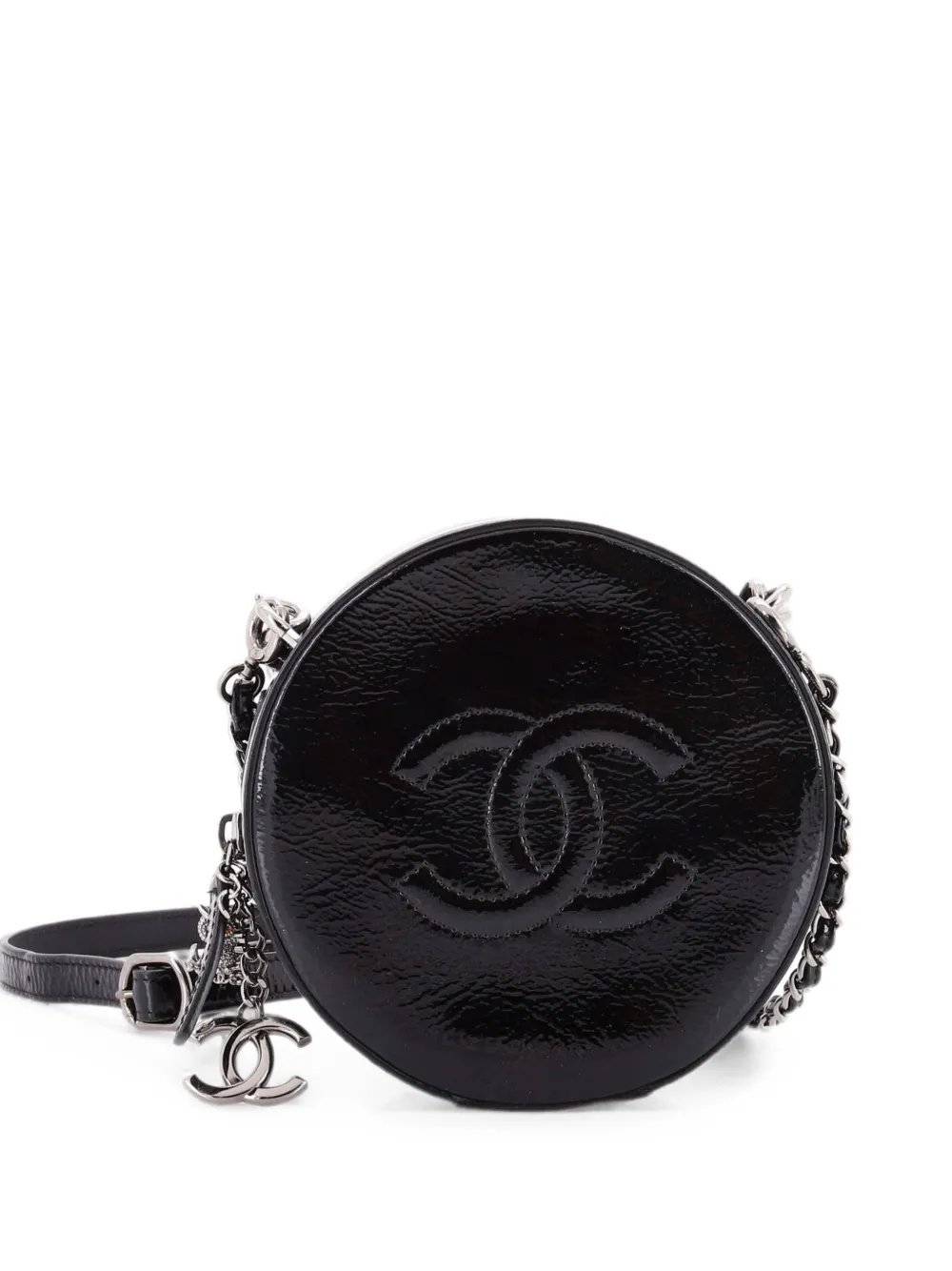 CHANEL Pre-Owned Round as Earth Patent crossbody bag - Schwarz