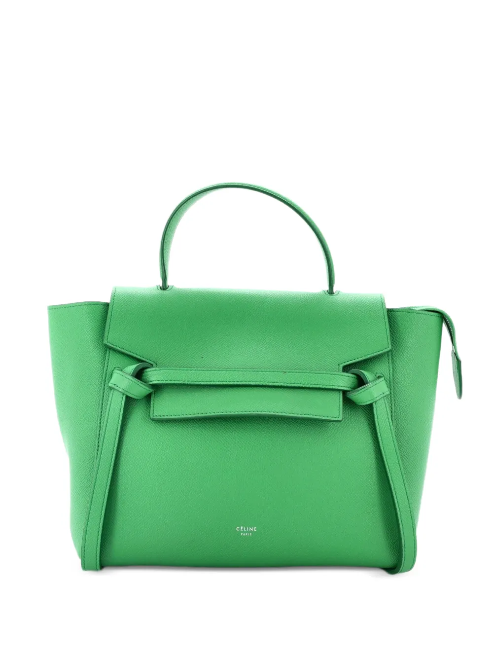 Celine Pre-Owned Belt Bag Textured Leather Micro satchel - Verde