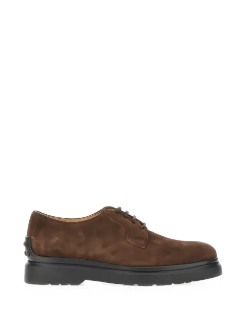 Tod's suede lace-up Derby shoes