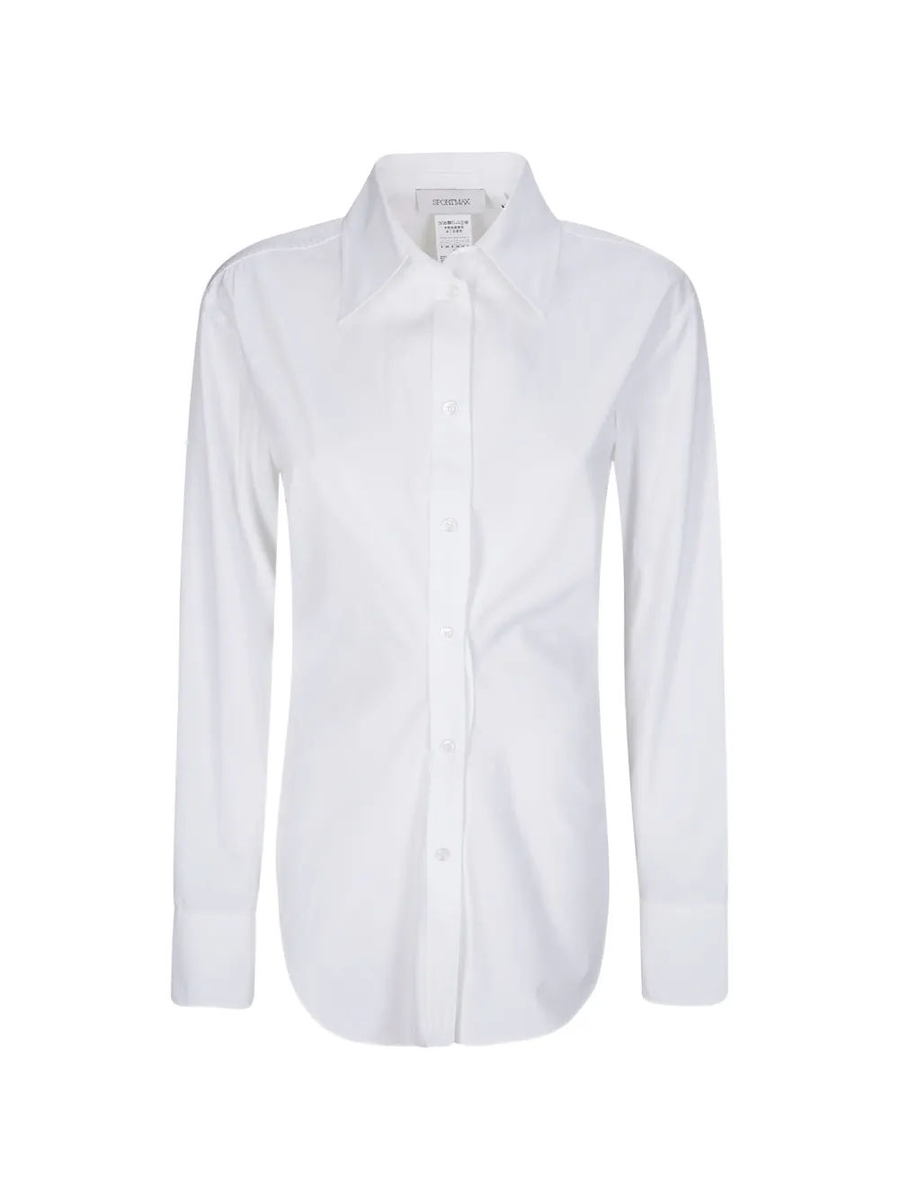 Sportmax tailored cotton shirt - Weiß