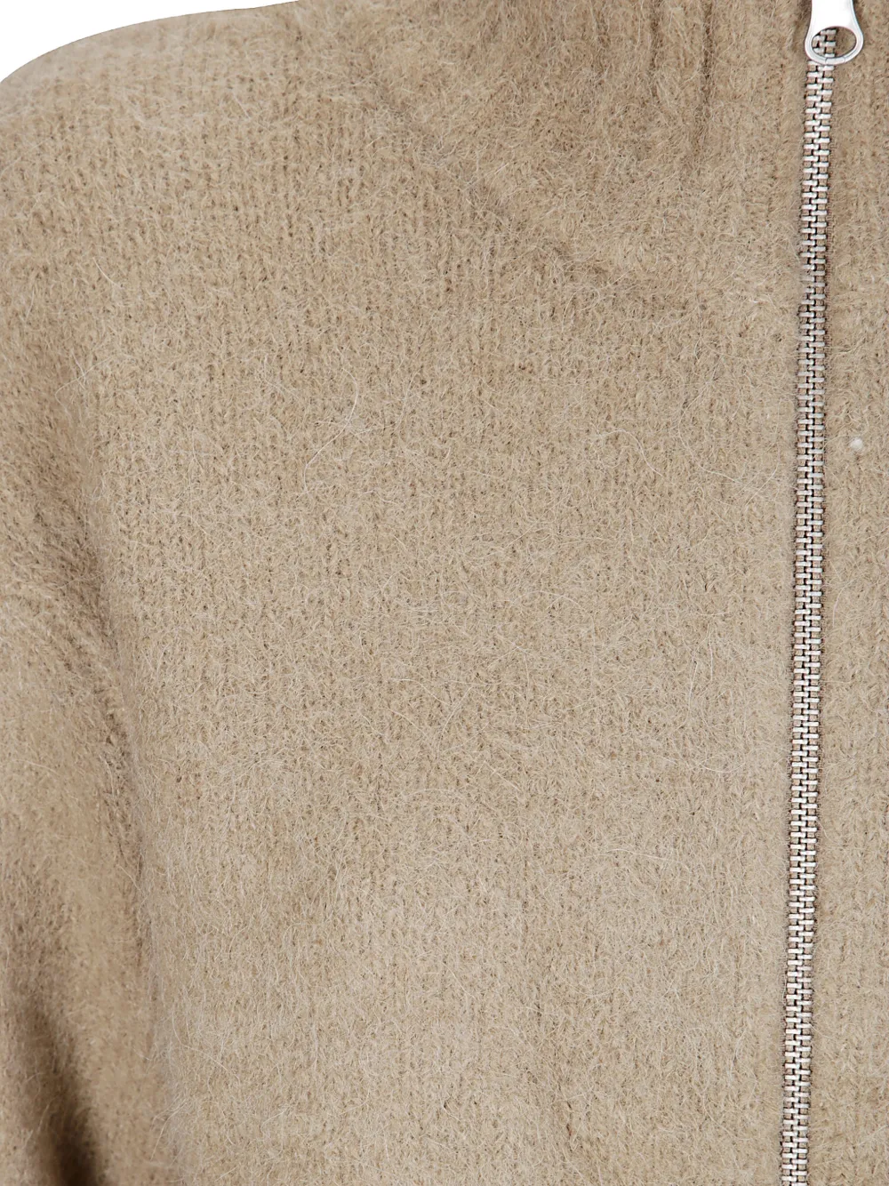 SAMSOE Sajeanne vest met ritssluiting Beige