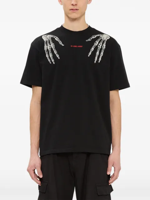 44 LABEL GROUP Time skeleton-print logo-print T-shirt