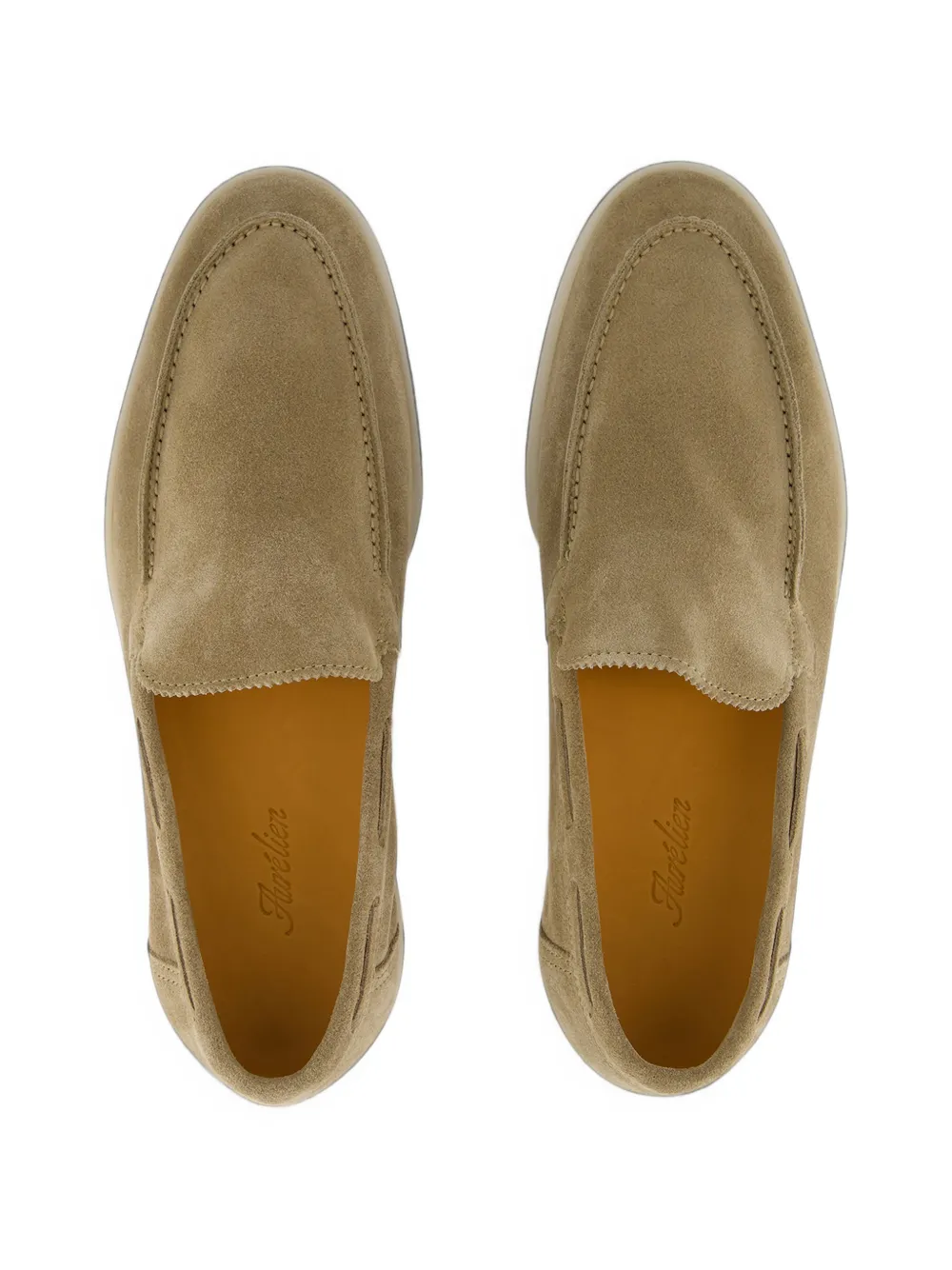 Aurélien Yacht suede loafers Beige