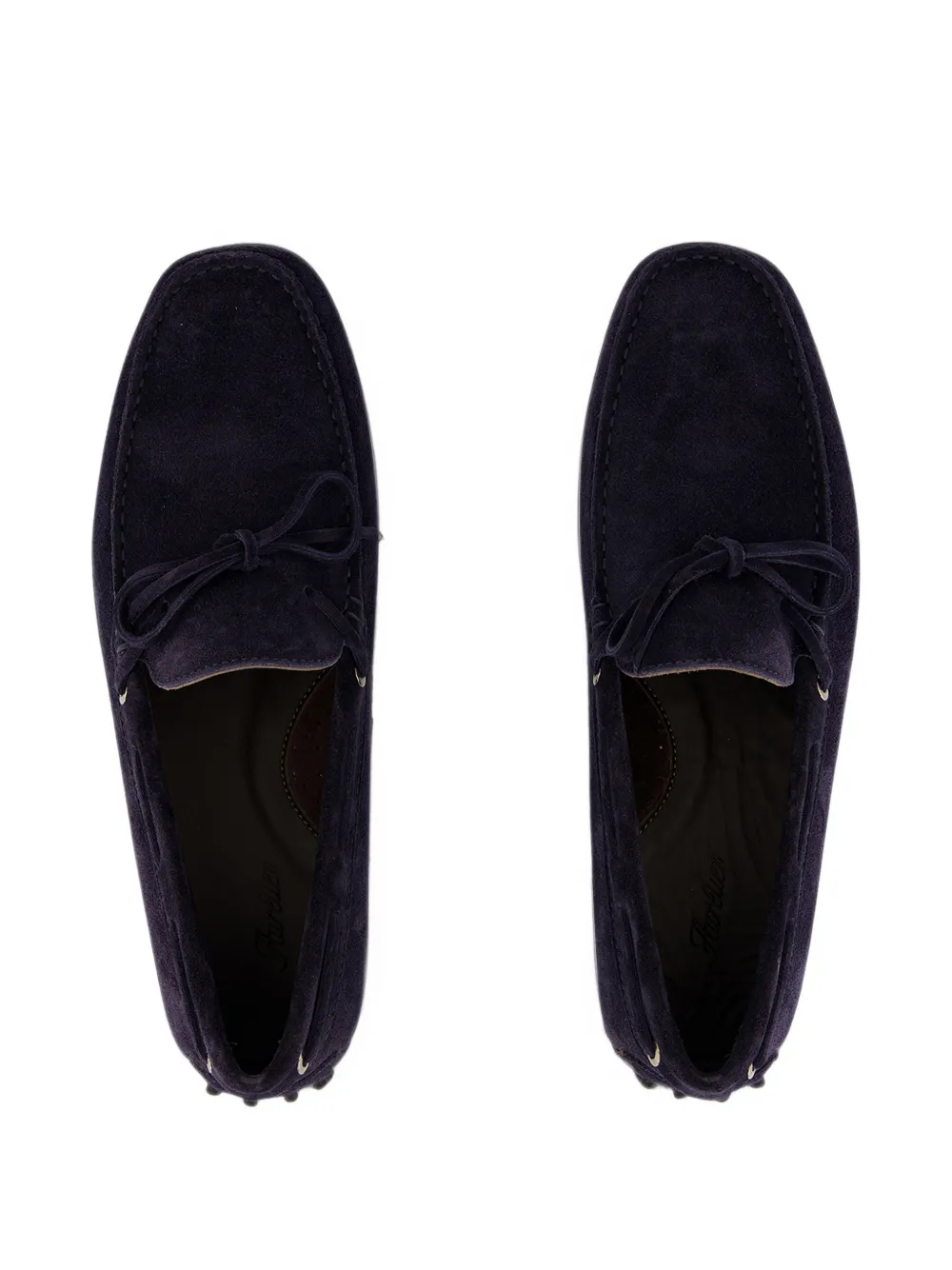 Aurélien Softey suede driving loafers Blauw