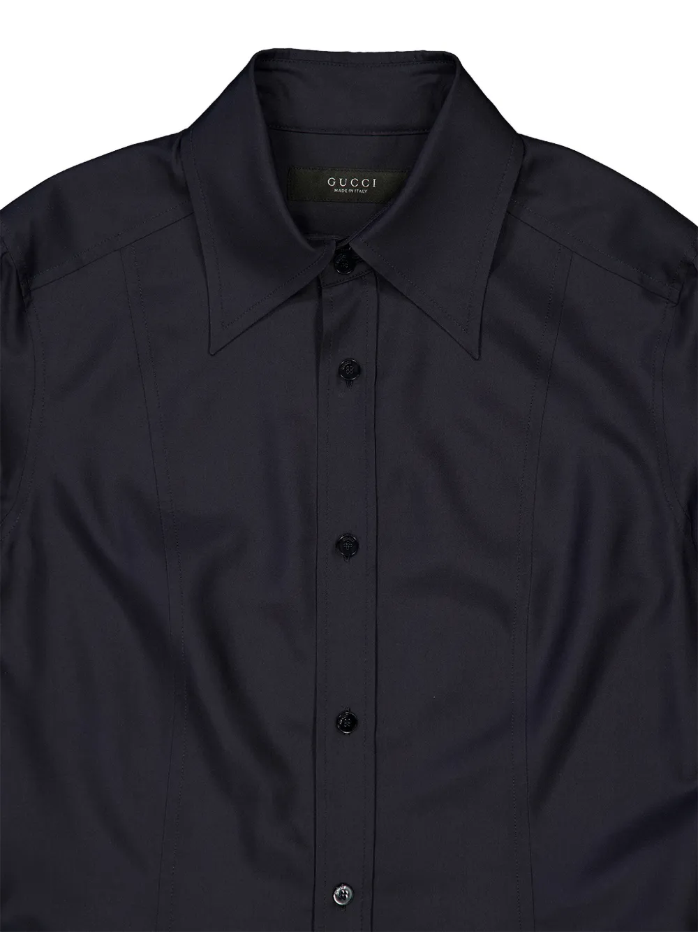 Gucci Zijden popeline blouse Blauw