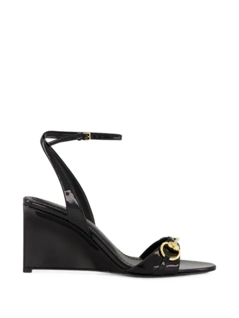 Gucci Donna Horsebit wedge sandals