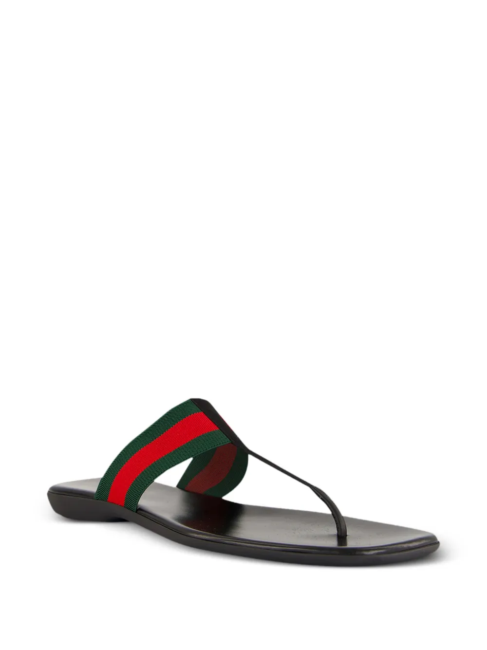 Gucci Web-stripe sandals Groen