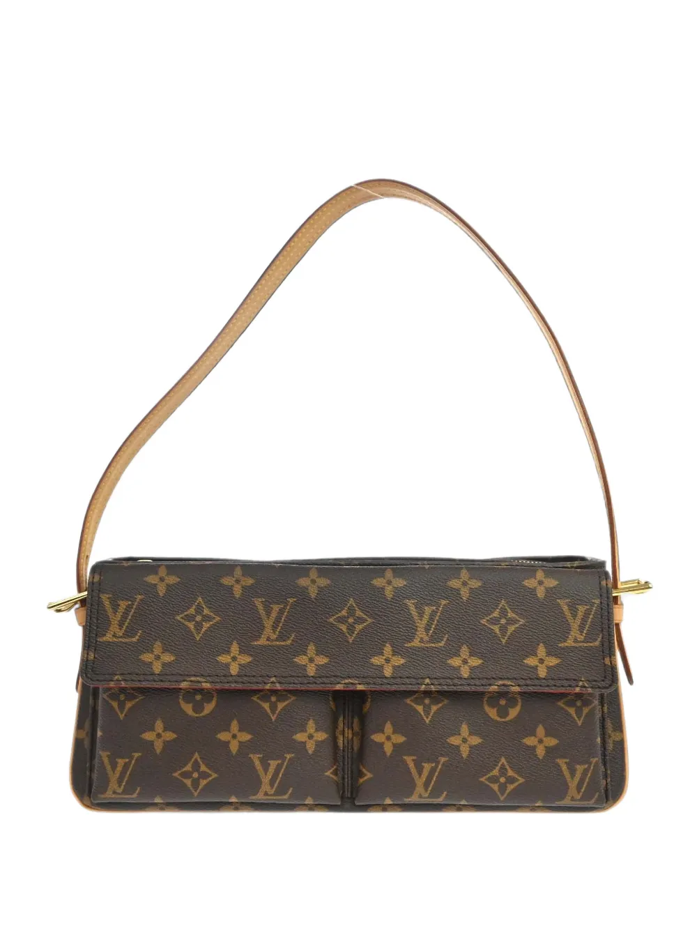 Louis Vuitton Pre-Owned 2004 Monogram Viva Cite MM Schultertasche - Braun