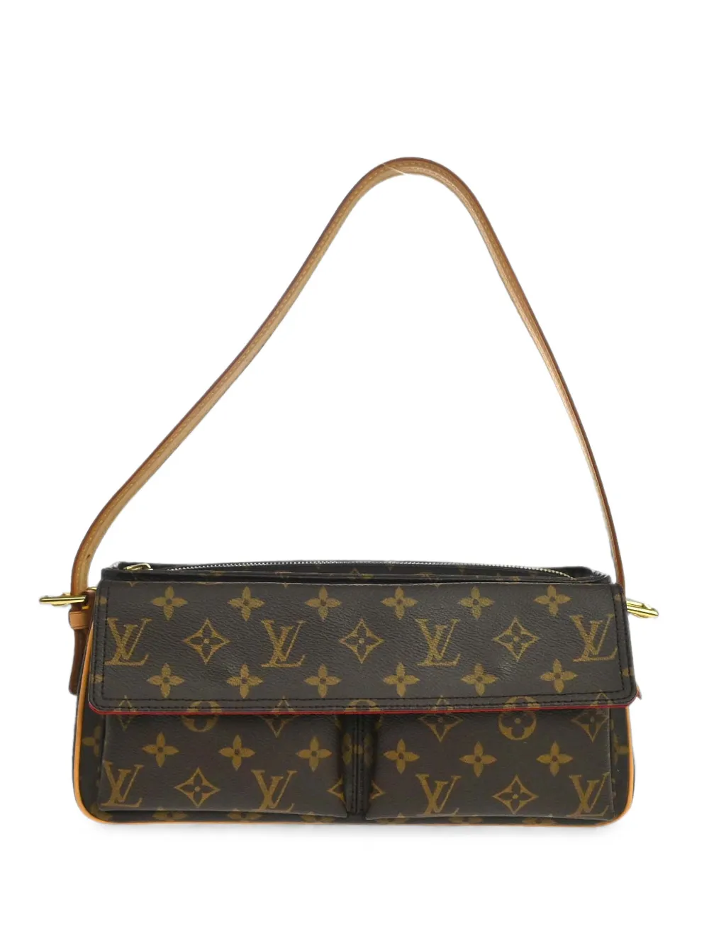 Louis Vuitton Pre-Owned 1990-2000s Viva Cite Schultertasche mit Monogramm - Braun