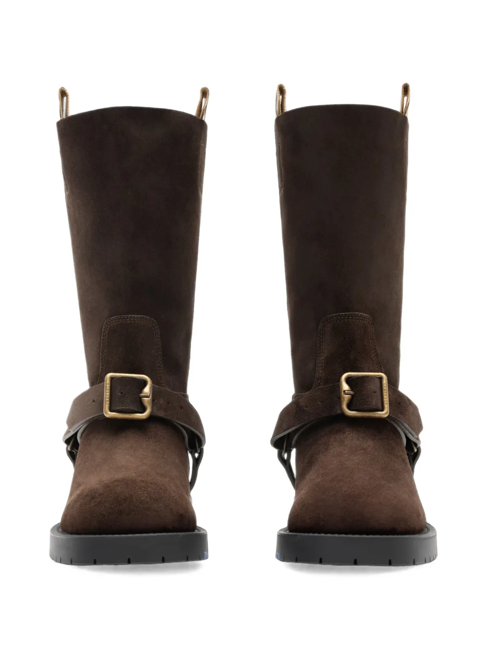 Burberry leather soft saddle low boots​ Bruin