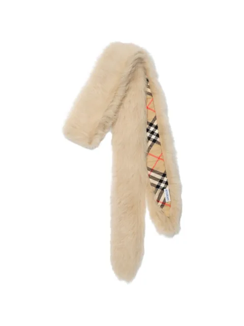 Burberry lamb-fur scarve
