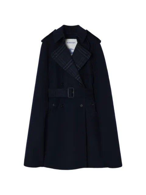 Burberry wool Belmont trench cape