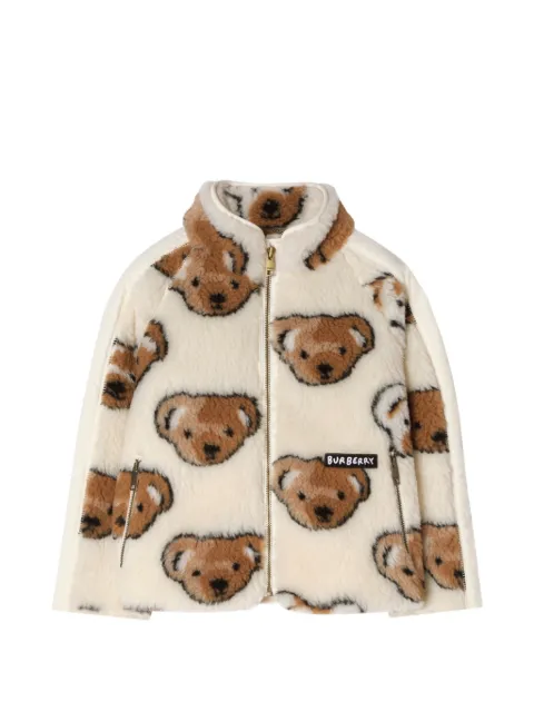 Burberry Kids Thomas Bear fleece jacket