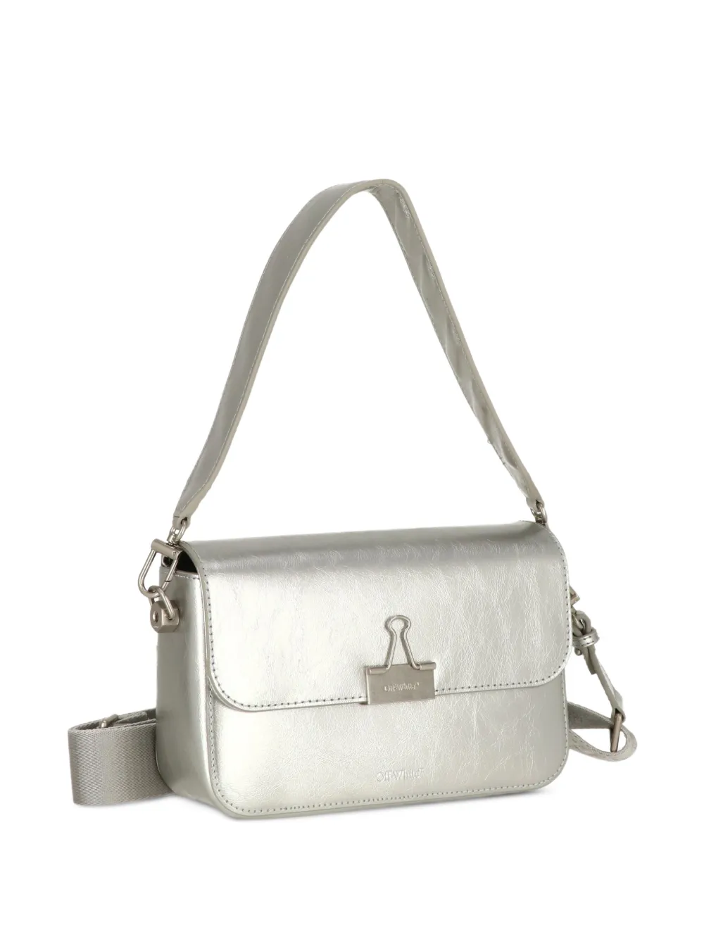 Off-White Binder schoudertas Zilver