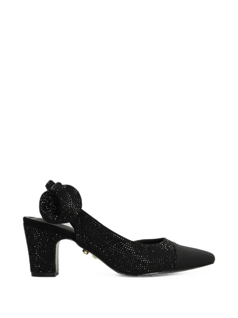 TWENTY FOURHAITCH Esea crystal-embellished floral-detail pumps