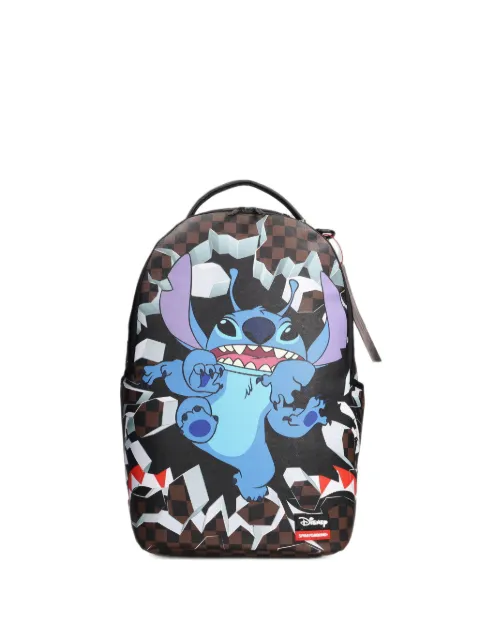 Sprayground x Disney Stitch Breakout check-print backpack