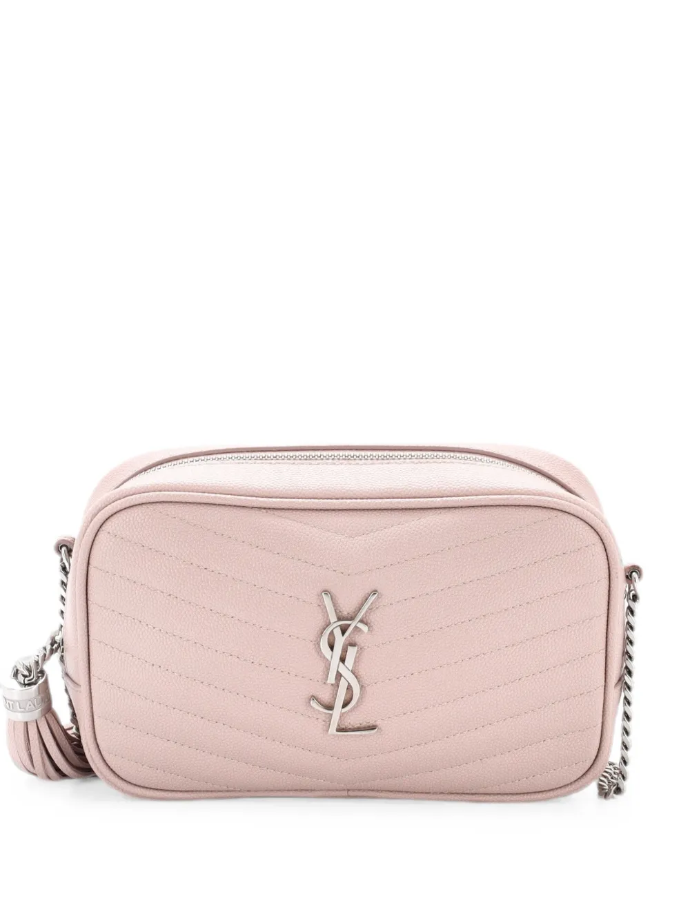 Saint Laurent Pre-Owned Lou Camera Bag Matelasse Chevron Leather Mini crossbody bag - Rosa
