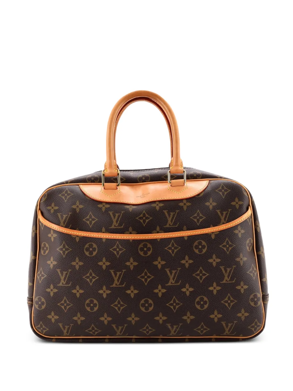 Louis Vuitton Pre-Owned Borsa a mano Deauville in tela con monogramma - Marrone