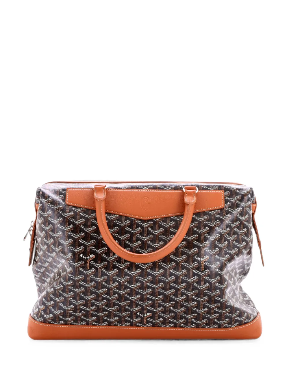 Goyard Pre-Owned Cisalpin Aktentasche aus beschichtetem Canvas - Braun
