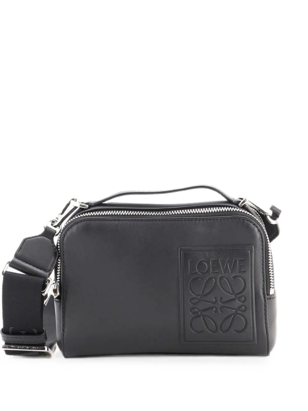 Loewe Pre-Owned Camera Leather Mini crossbody bag - Schwarz
