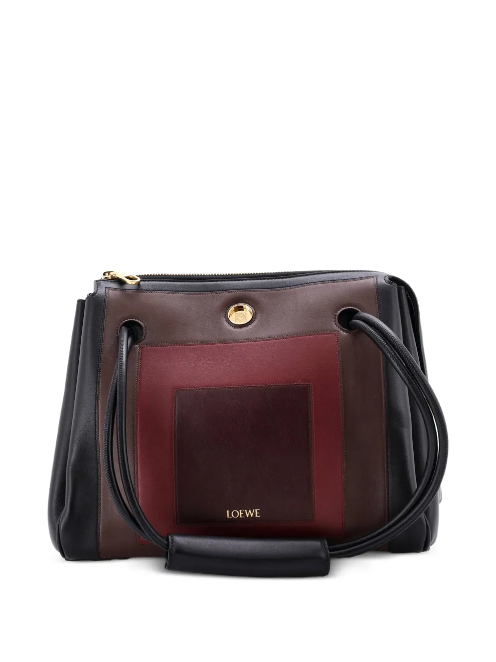 Loewe Pre-Owned x Albers Madrid Leather Medium shoulder bag - Schwarz