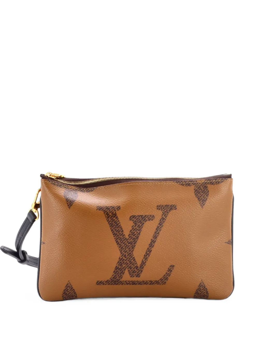 Louis Vuitton Pre-Owned Pochette Reverse Monogram Giant Clutch - Braun