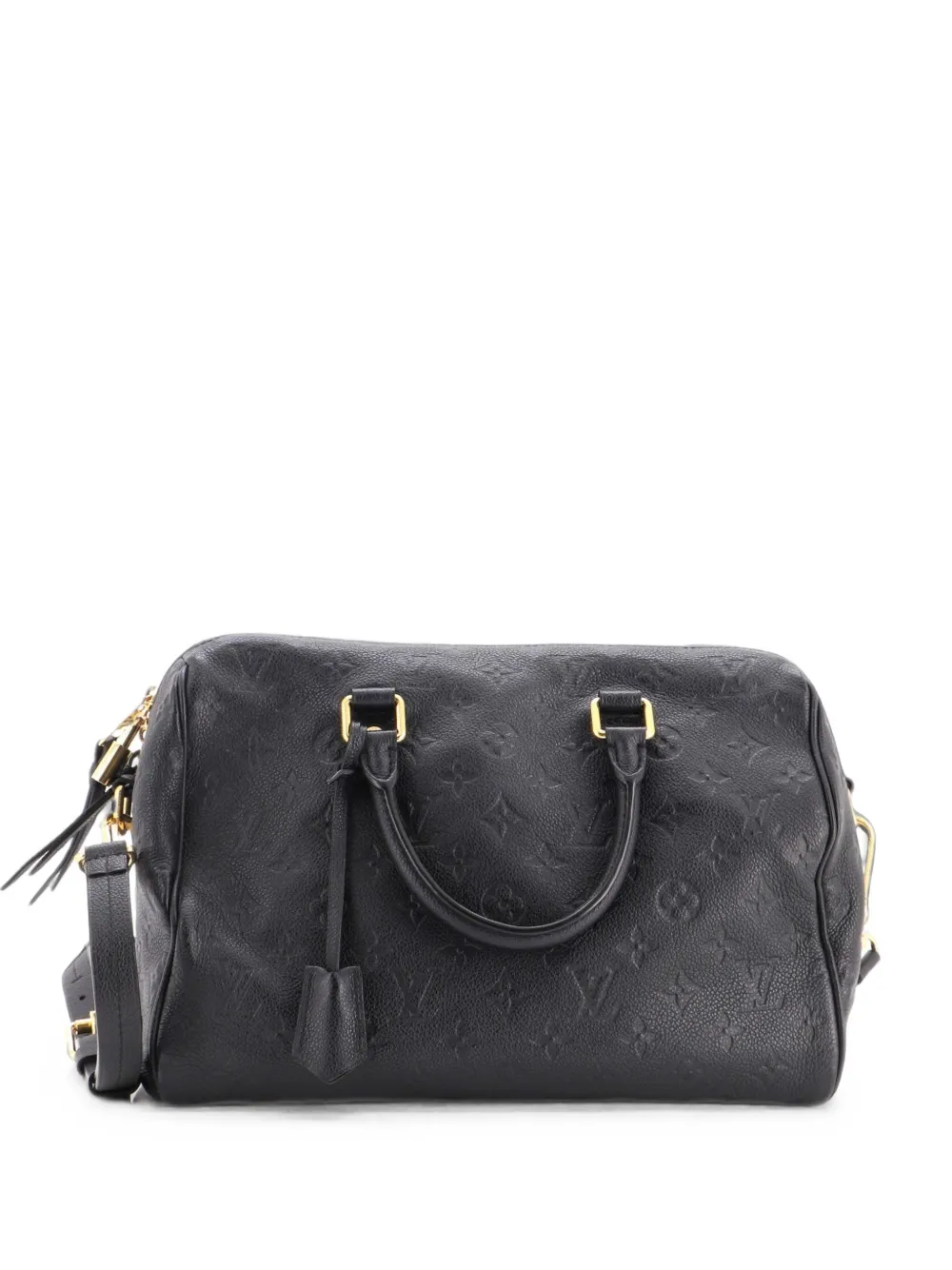 Louis Vuitton Pre-Owned Borsa a tracolla Speedy Bandouliere 30 in pelle Empreinte con monogramma - Nero