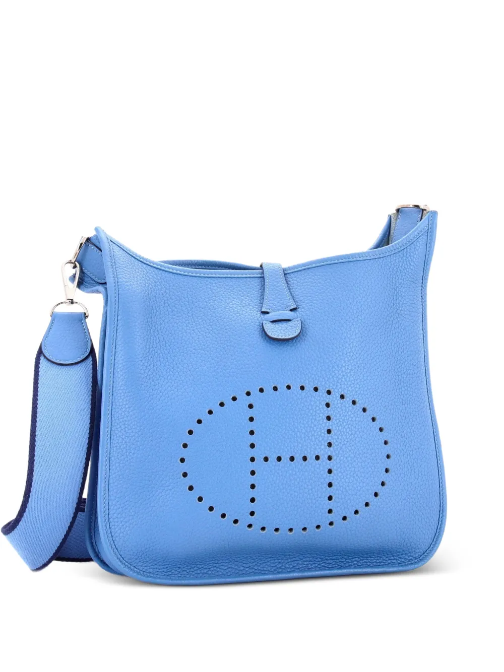 Hermès Pre-Owned Evelyne Bag Gen III Clemence PM crossbody bag - Blu