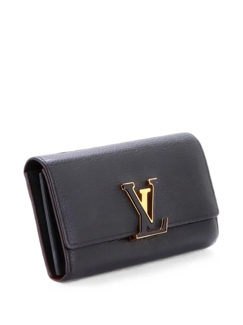 Louis Vuitton Pre-Owned Capucines Wallet Leather small wallets - Schwarz