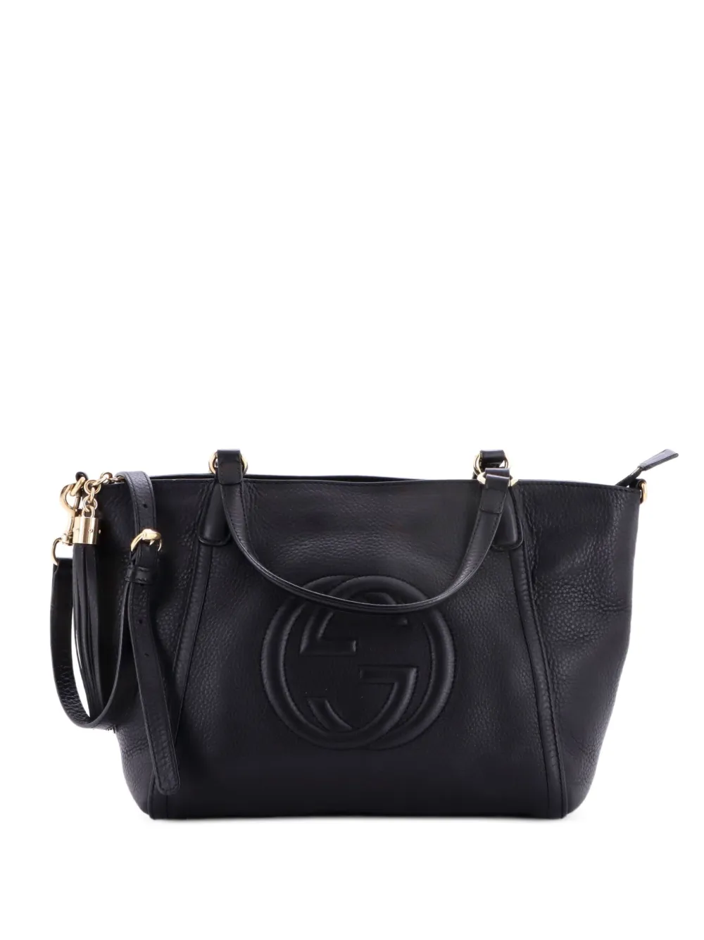 Gucci Pre-Owned Borsa a tracolla Soho piccola convertibile in pelle con manico - Nero