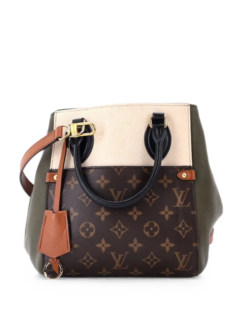 Louis Vuitton Pre-Owned Fold Tote Monogram Canvas and Leather PM satchel - Marrone
