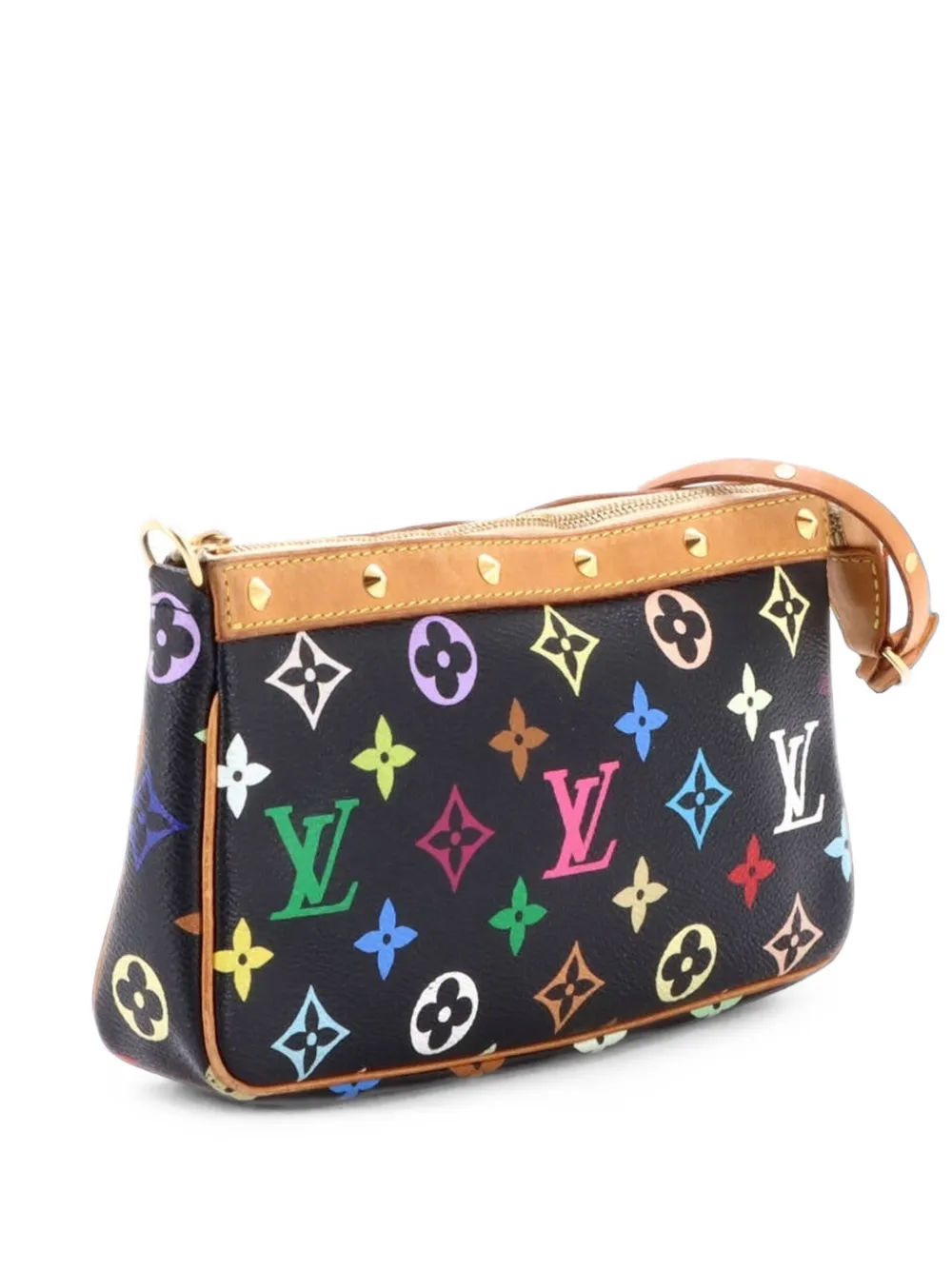 Louis Vuitton Pre-Owned Pochette Accessoires Clutch mit mehrfarbigem Monogramm - Schwarz