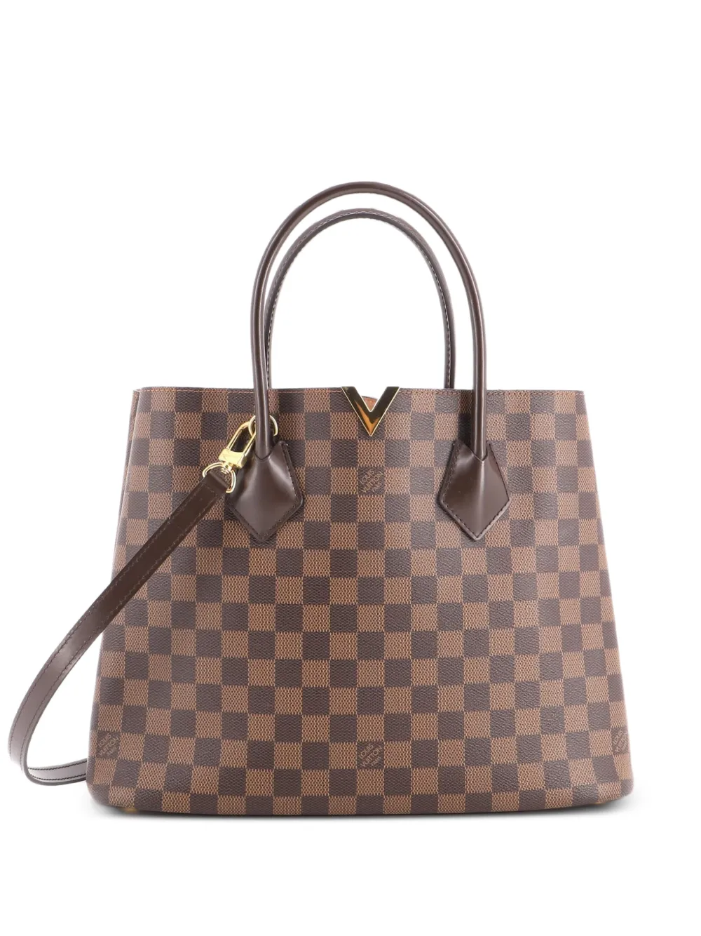 Louis Vuitton Pre-Owned Kensington Handbag Damier tote bag - Brown