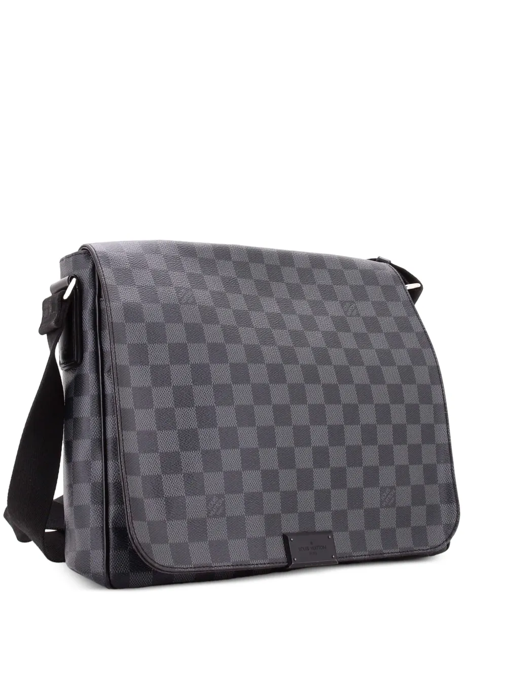 Louis Vuitton Pre-Owned District Messenger Bag Damier Graphite PM crossbody bag - Black