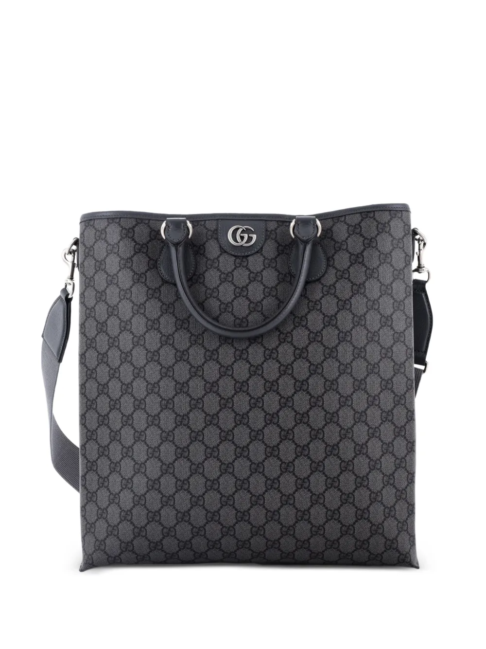 Gucci Pre-Owned Ophidia Convertible GG Coated Canvas Medium tote bag - Grigio