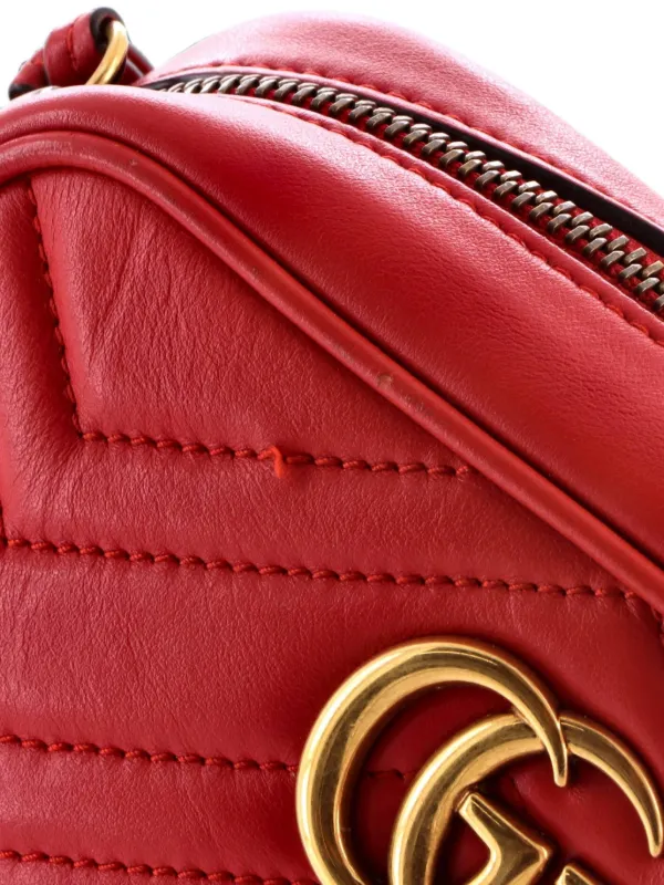 Gucci Pre-Owned GGマーモント ショルダーバッグ マテラッセ レザー